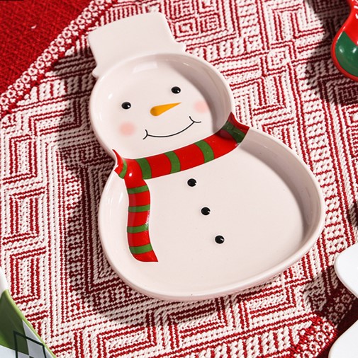 Christmas Ceramic Dessert Plates